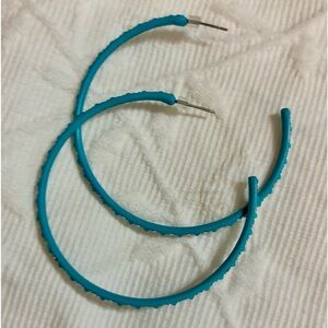 Kendra Scott Val Hoop Earrings Matte, 2.5 inch diameter